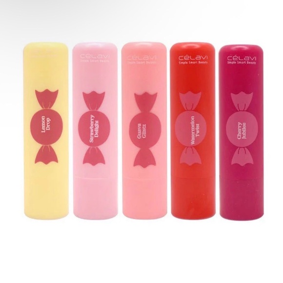 Celavi Candy Kisses 5 Piece Lip Balm Set - Picture 2 of 3
